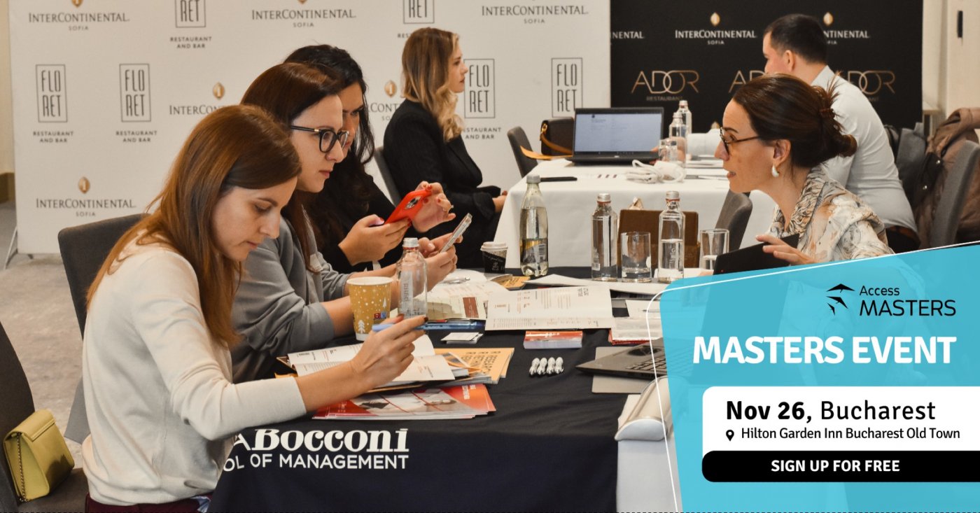 Explore Your Ideal Master's Degree with Access Masters in Bucharest on 26 Nov!