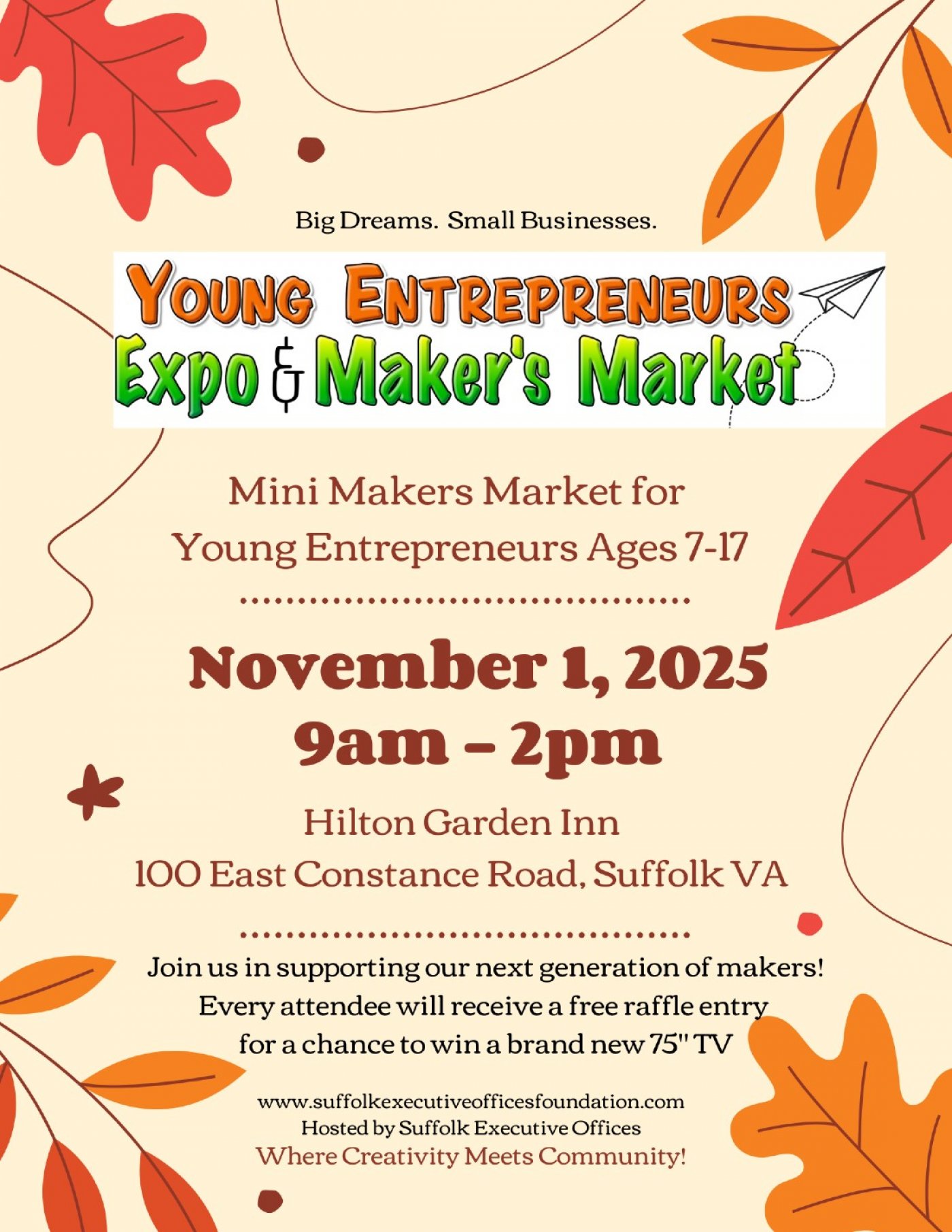 3rd Annual Young Entrepreneurs Expo & Maker's Market