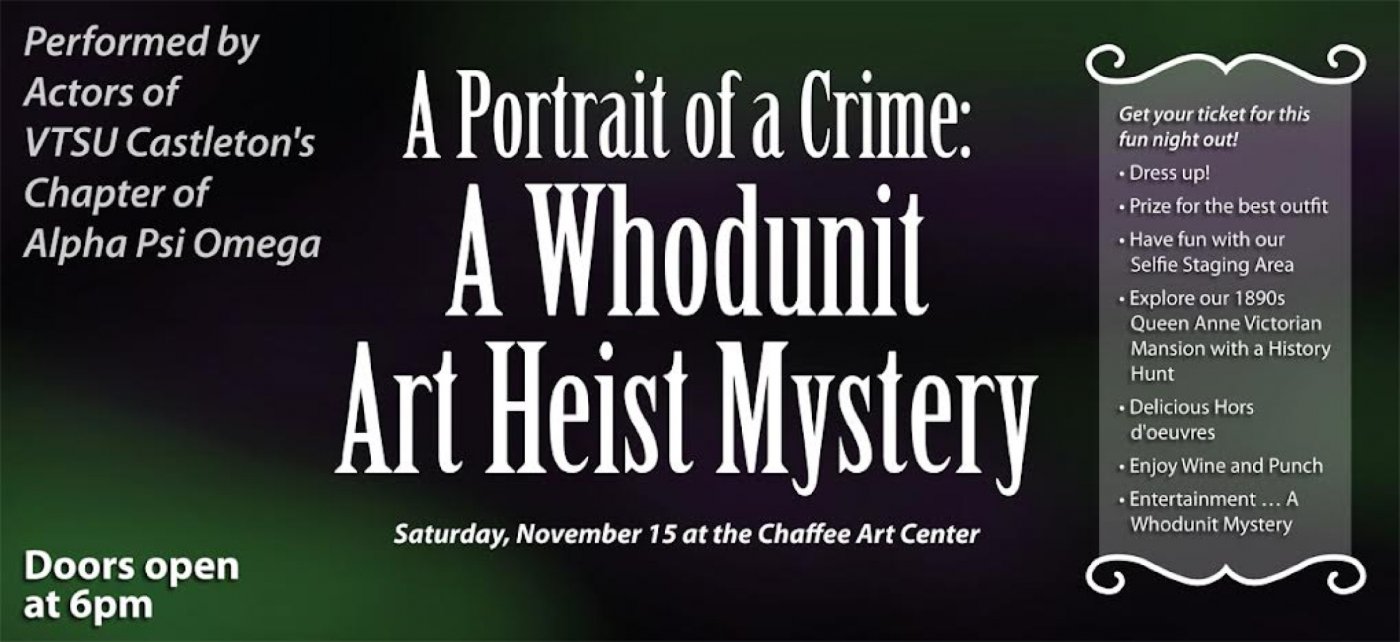 \u201cA Portrait of a Crime:   A Whodunit Art Heist Mystery"