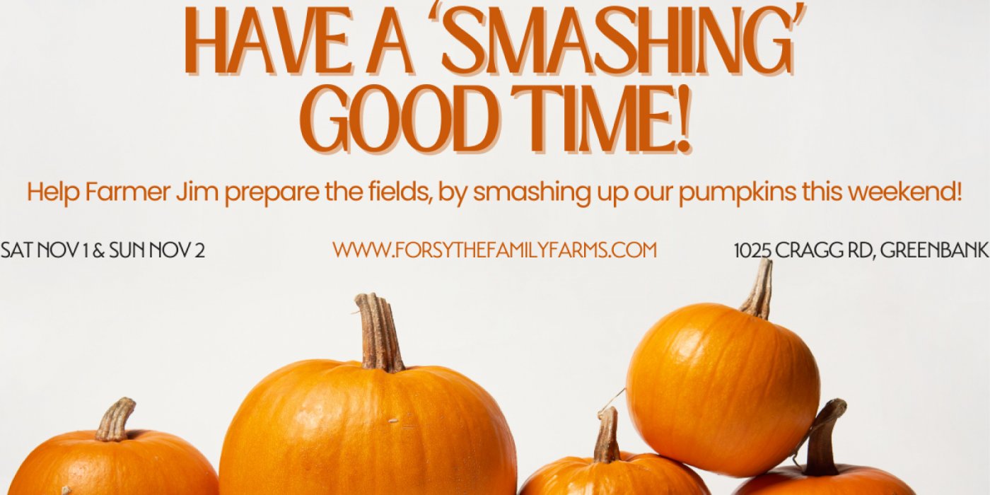 Pumpkin Smash at Forsythe Family Farms