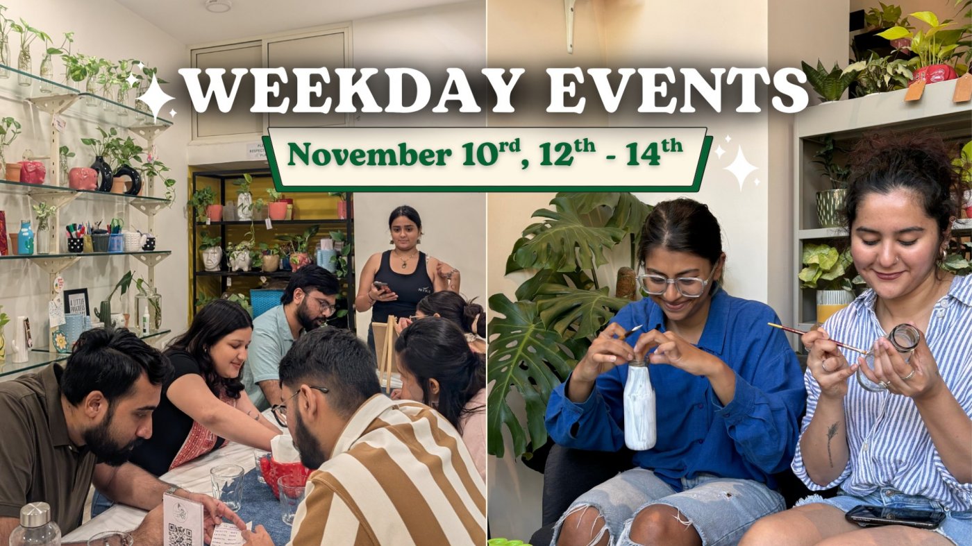Weekday Events at CPL, Rajpath Rangoli (November 10th, 12th, 13th & 14th)