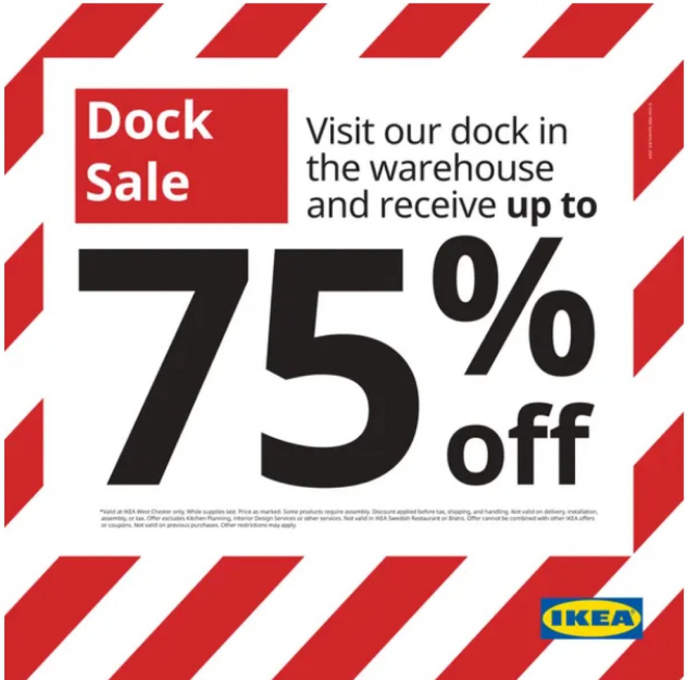 IKEA Veteran's Day Weekend Dock Sale