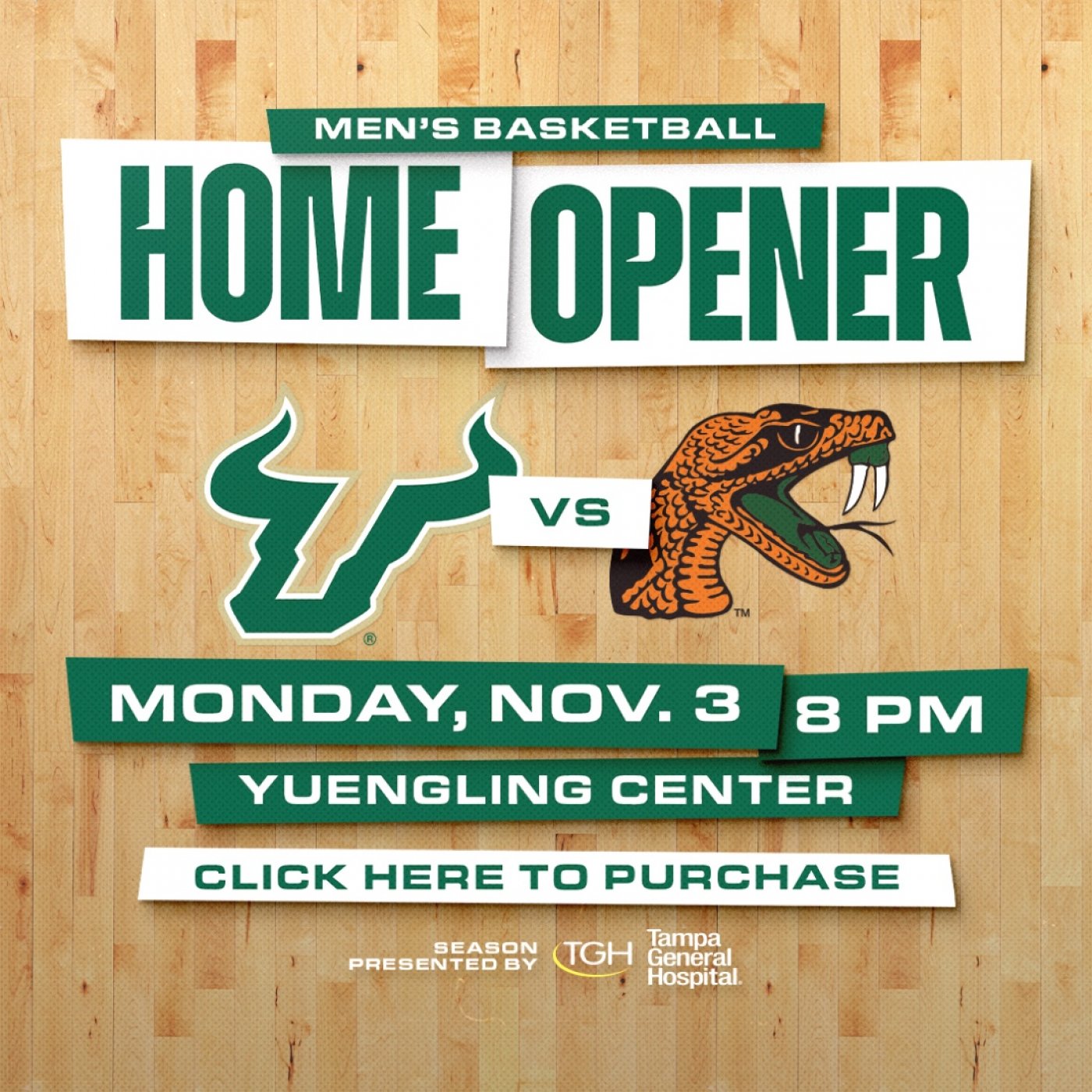 USF Men's Basketball Home Opener vs FAMU