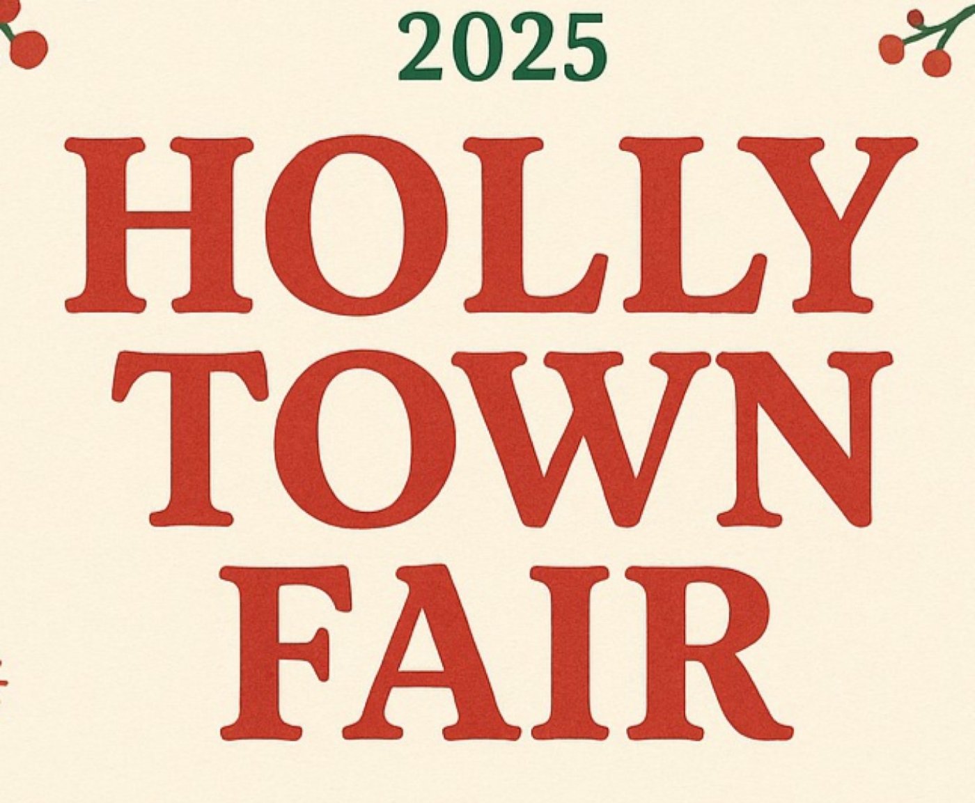 2025 Holly Town Fair