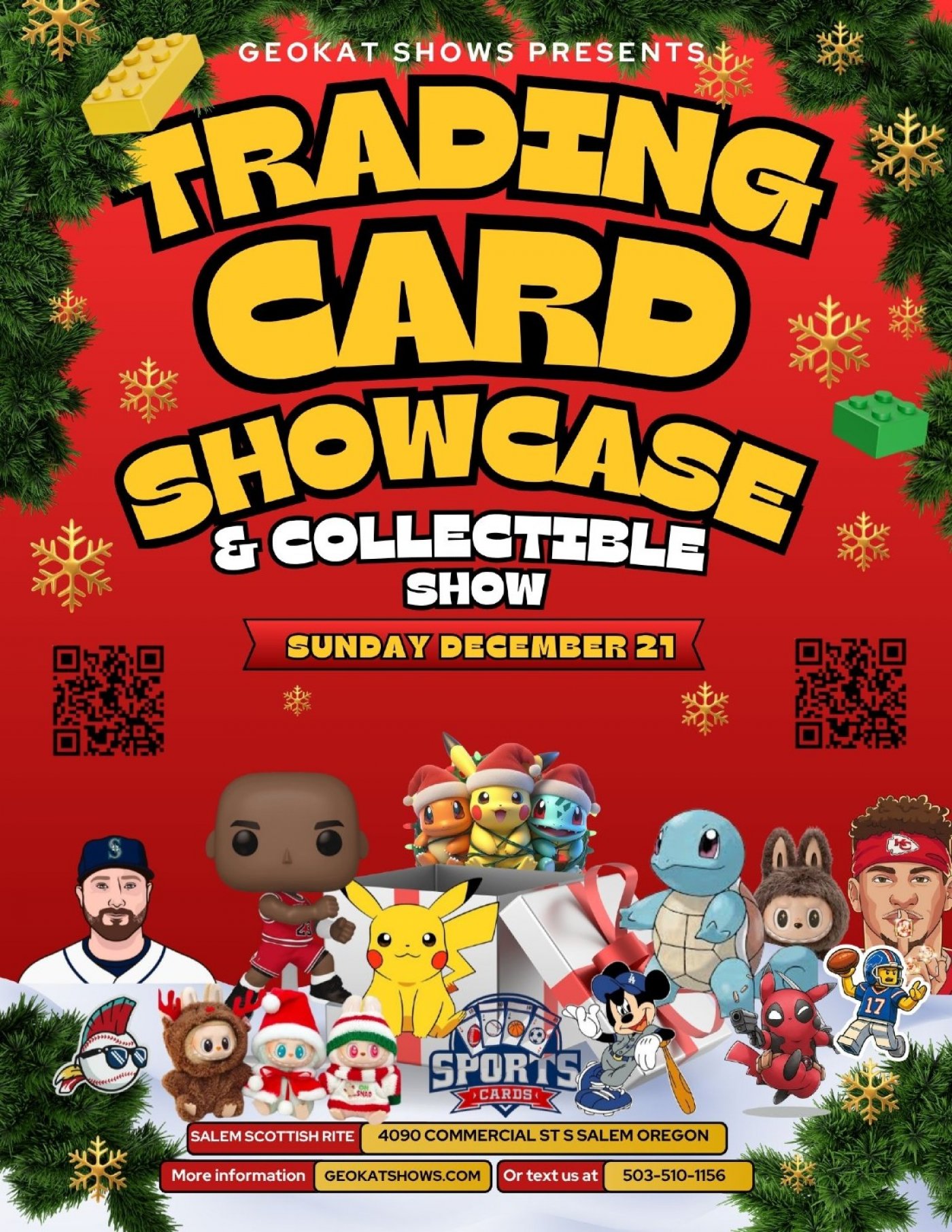 Salem's Premier Trading Card Showcase & Collectible Show Christmas Edition!