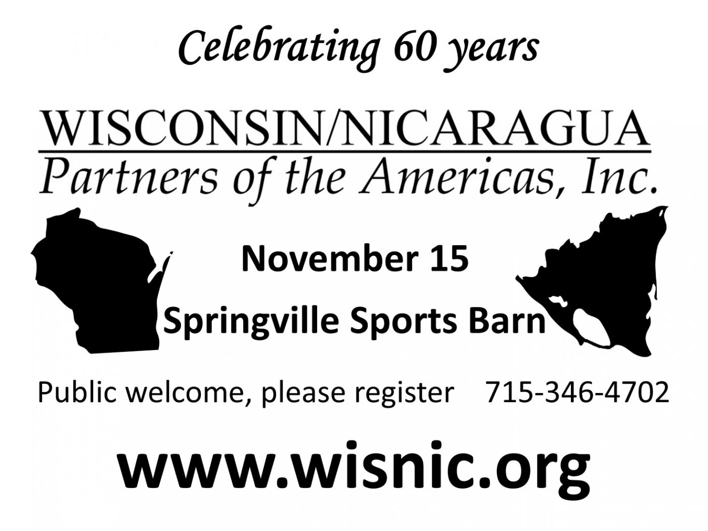 60th Anniversary Wisconsin\/Nicaragua Partners
