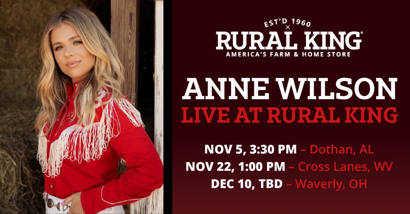 Rural King's Harvest of Hope: On the Road featuring Anne Wilson