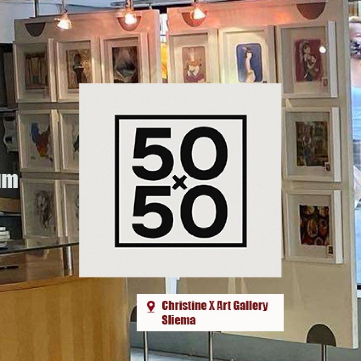 The 50x50 Collective Art Exhibition (opening event)
