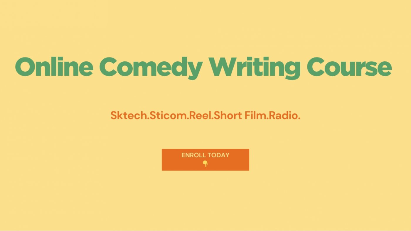 Online Comedy Writing Course