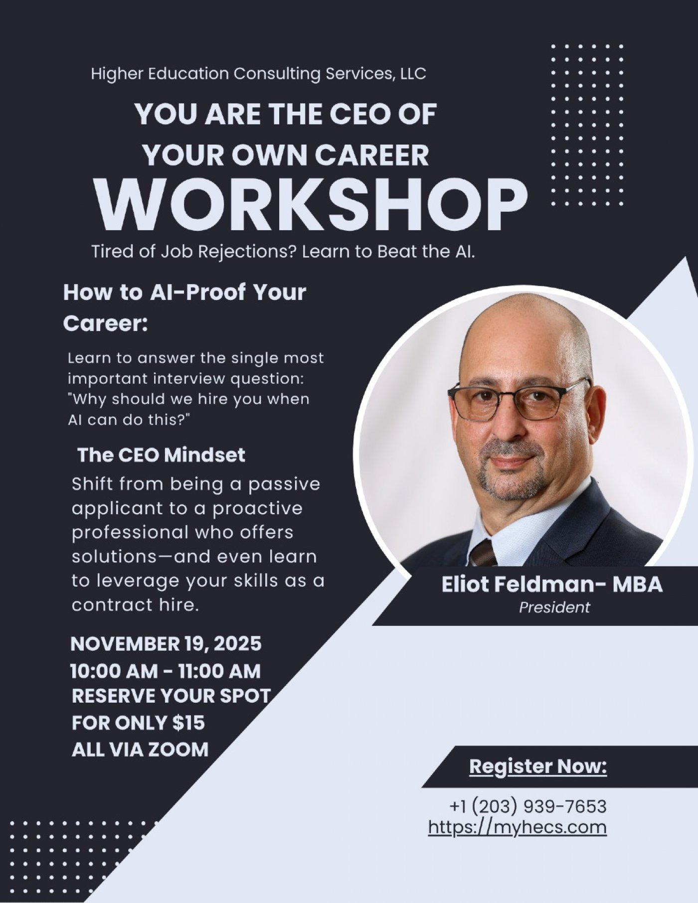 "You Can be the CEO of Your Career."