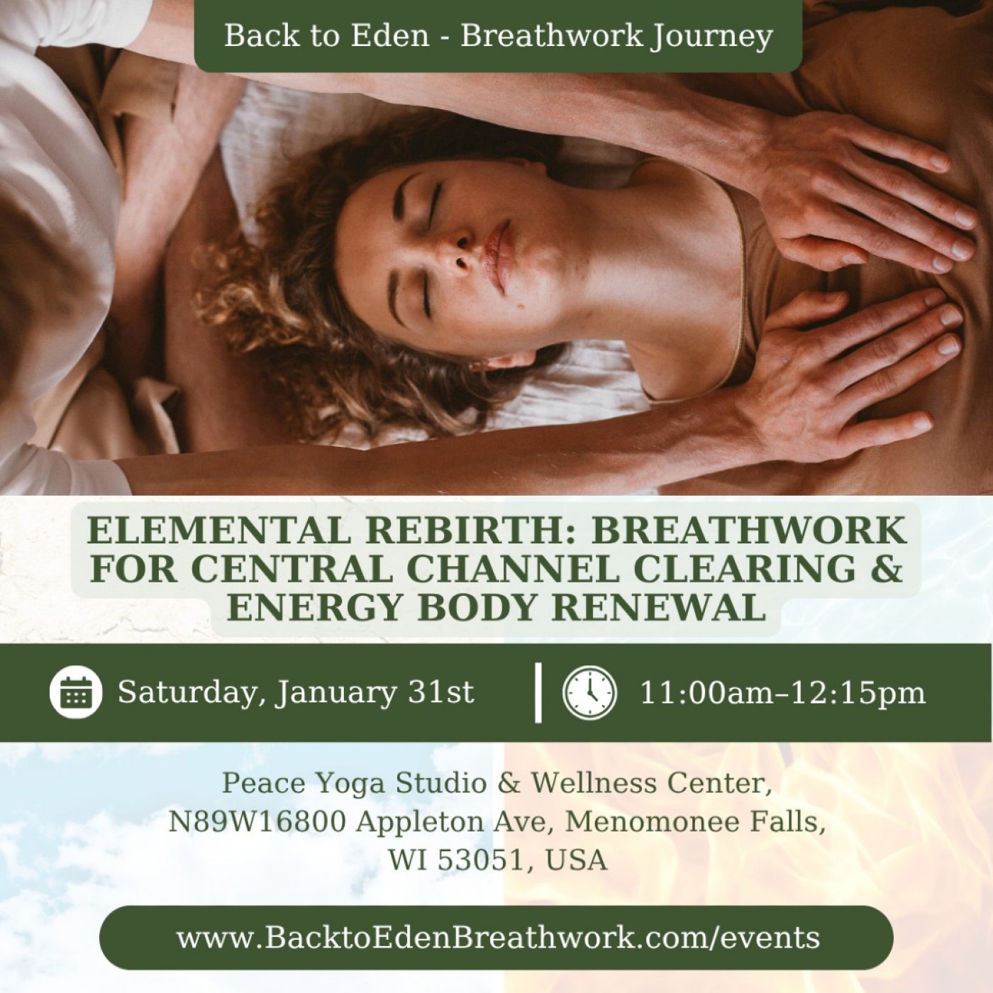 Elemental Rebirth: Breathwork for Central Channel Clearing & Energy Body Renewal