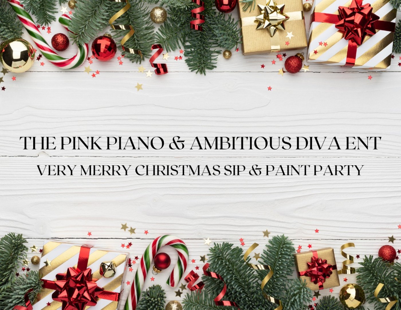 "Very Merry Christmas" Sip & Paint Party