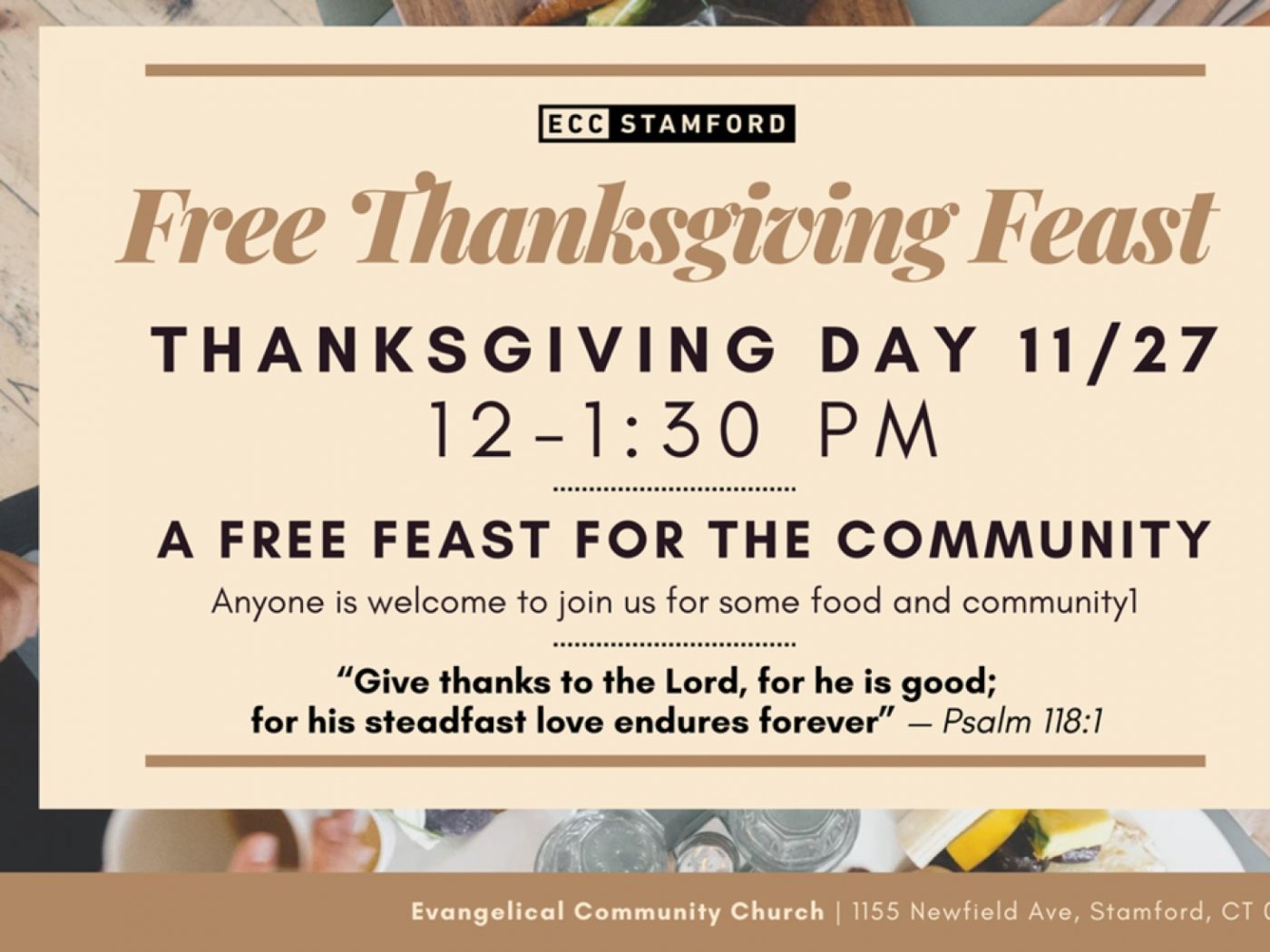 FREE Thanksgiving Feast