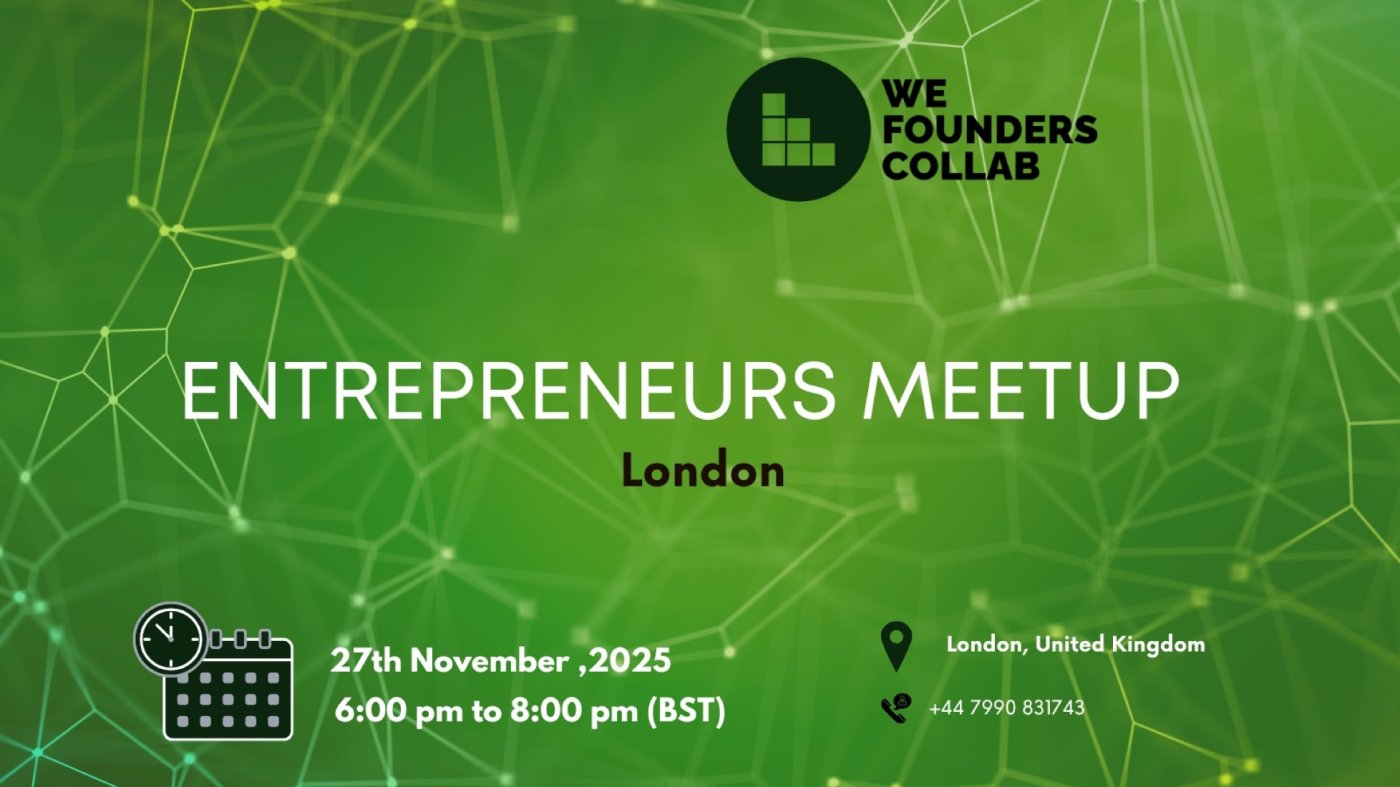 Entrepreneurs Meetup by We Founders Collab London 2025