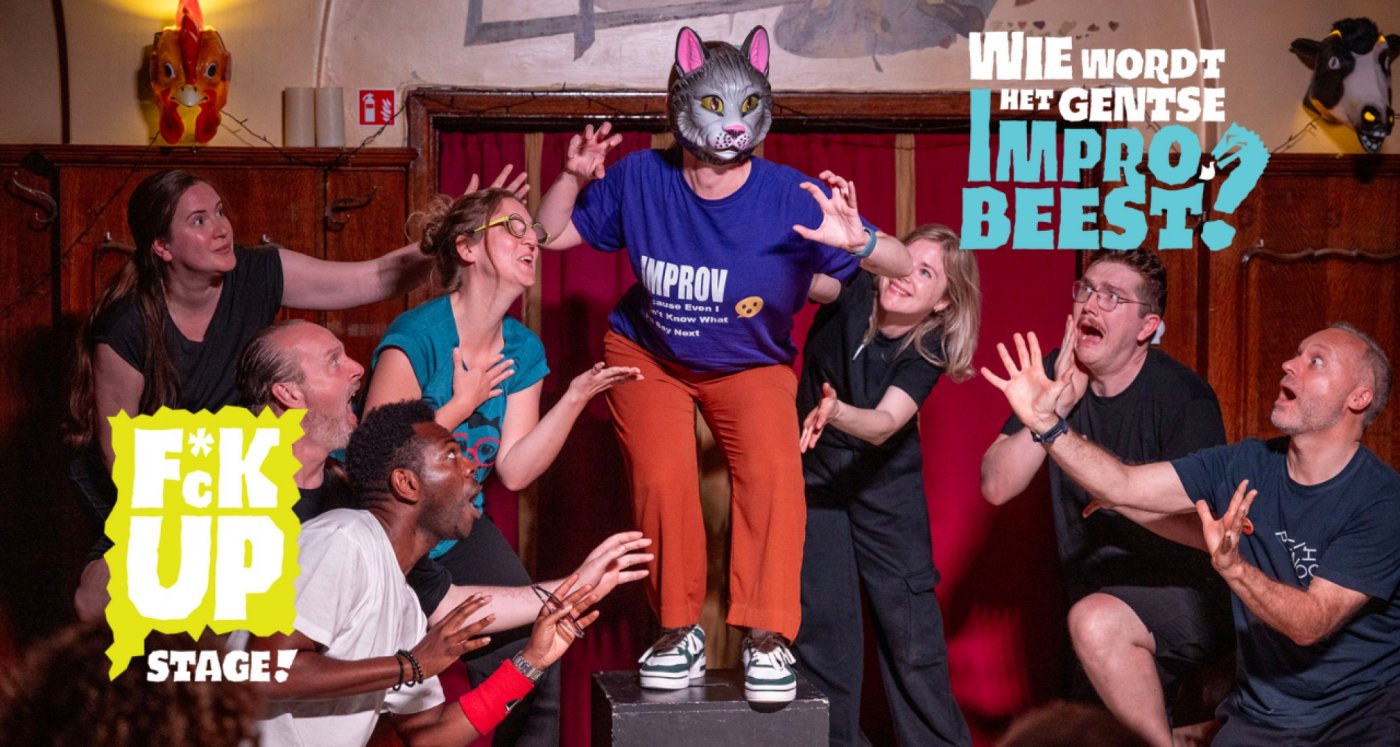 Wie wordt het Gentse improBEEST? Comedyshow