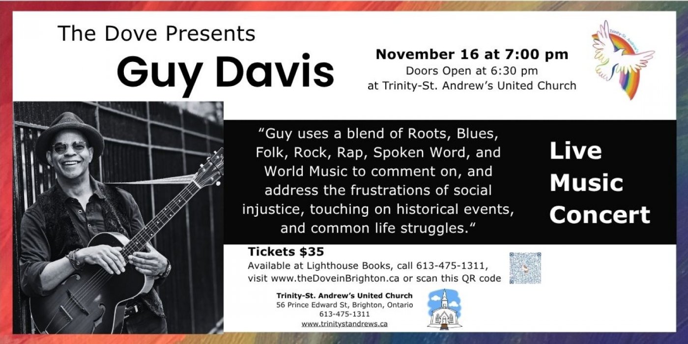 Live Music Concert - Guy Davis