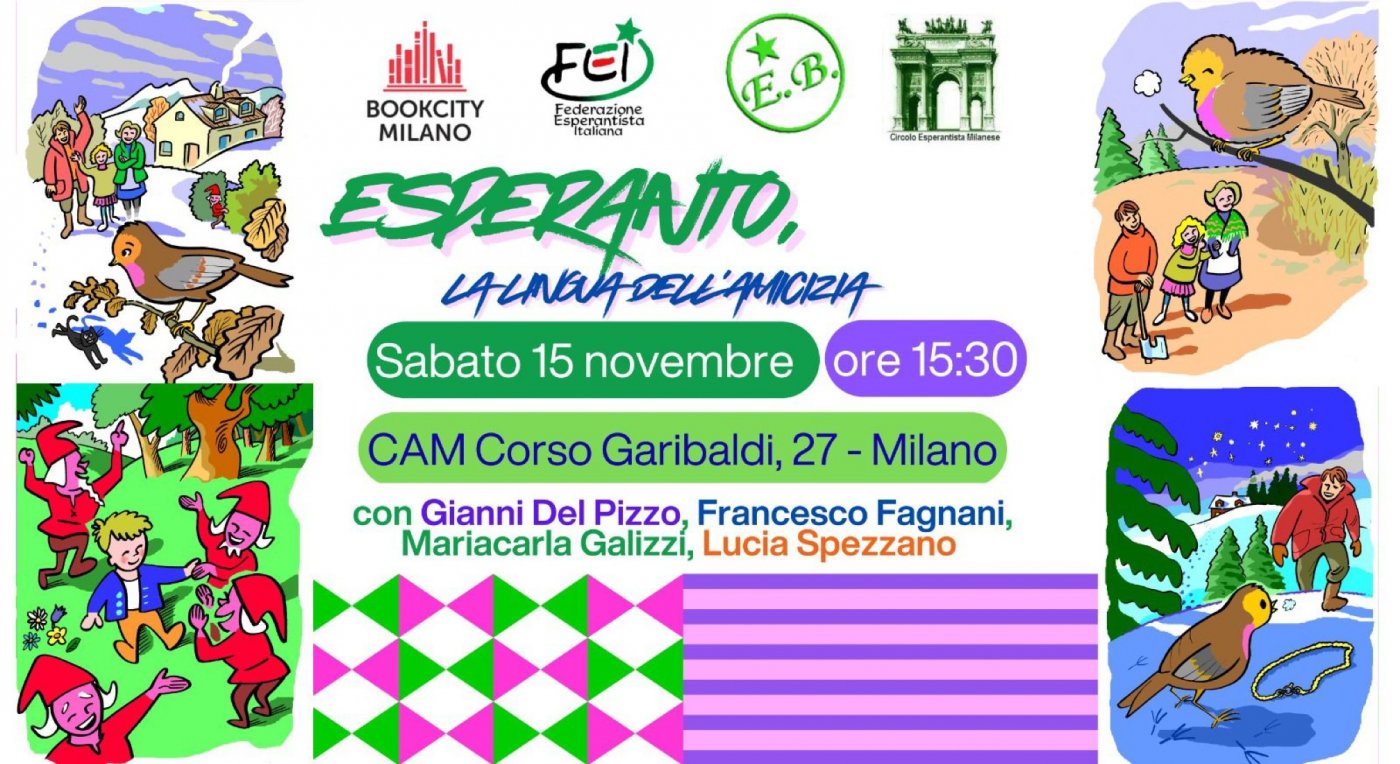 \u201cEsperanto, la lingua dell\u2019Amicizia\u201d a BookCity Milano 2025