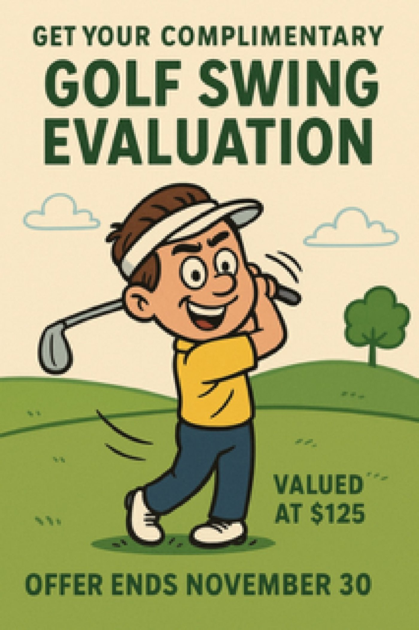 Complimentary Golf Swing Evaluation