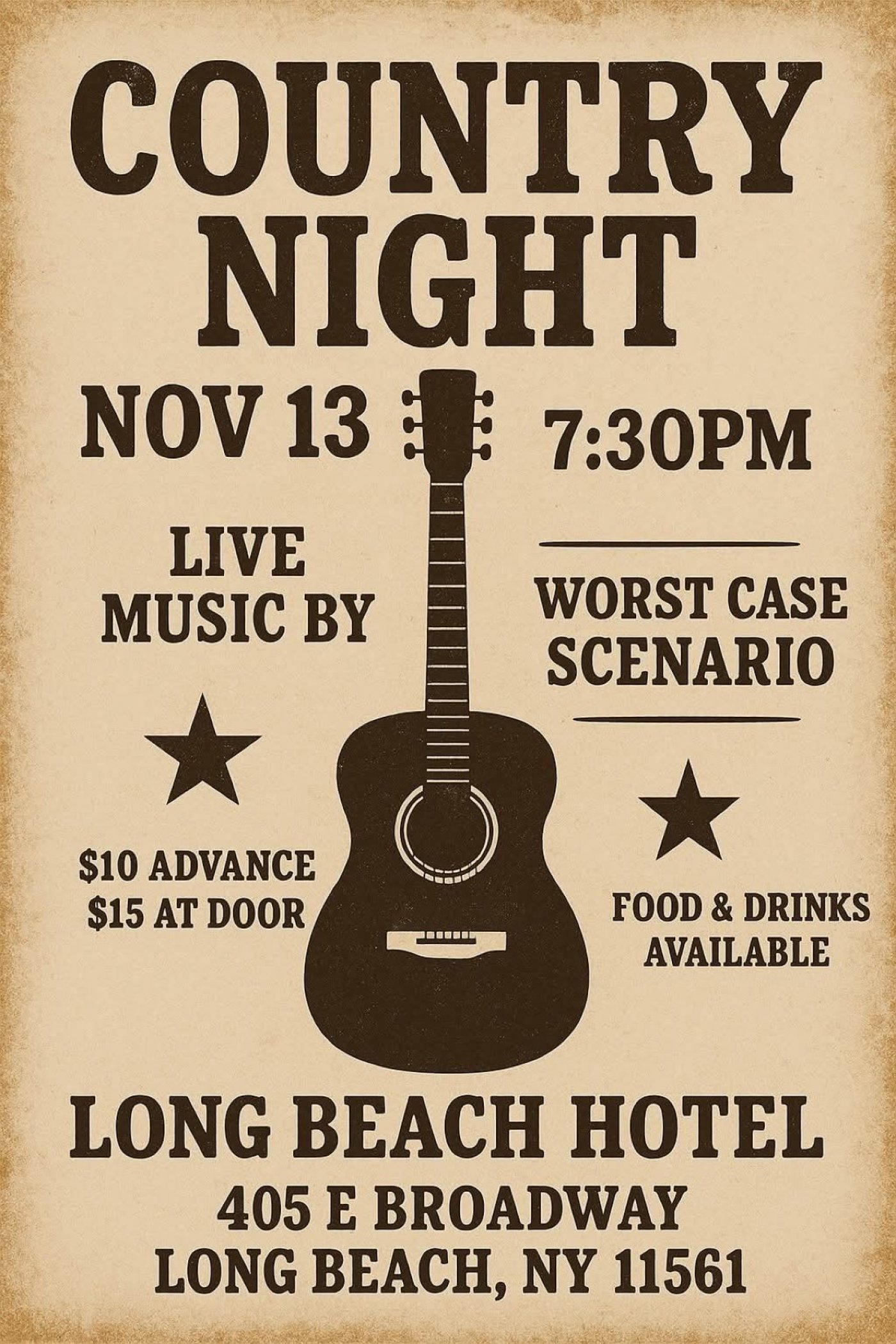 \ud83c\udfb8Country Night LIVE ACOUSTIC \ud83c\udfb6