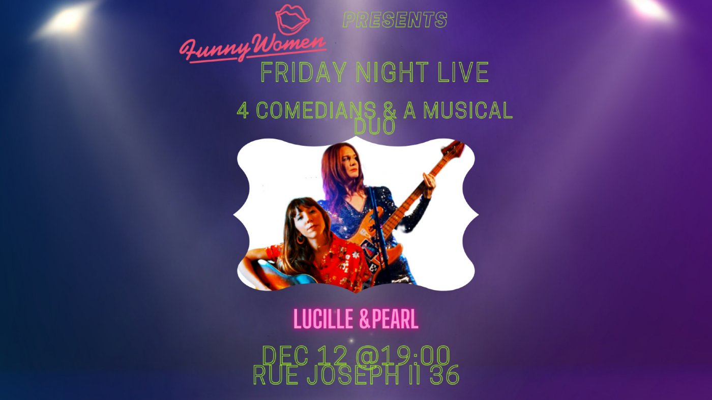 Friday Night Live - December edition with comedy and live music