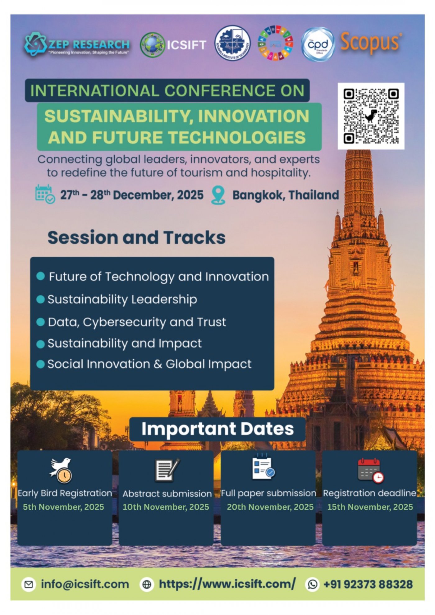 2nd International Conference on Sustainability, Innovation, and Future Technologies