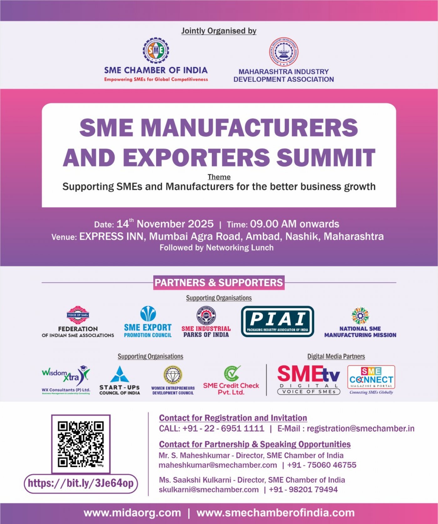 SME MANUFACTURERS AND EXPORTERS SUMMIT