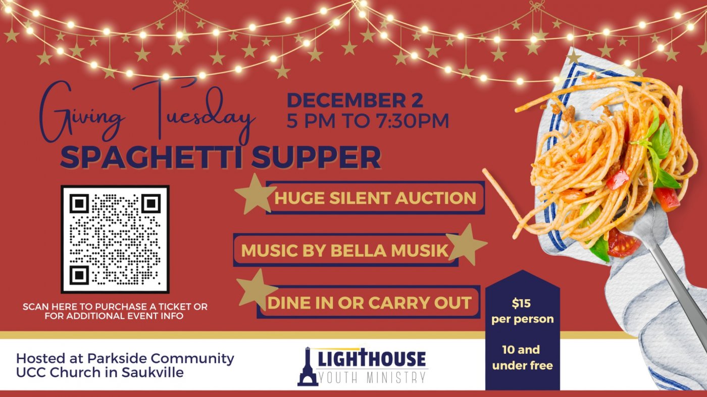 Giving Tuesday Spaghetti Dinner & HUGE Silent Auction