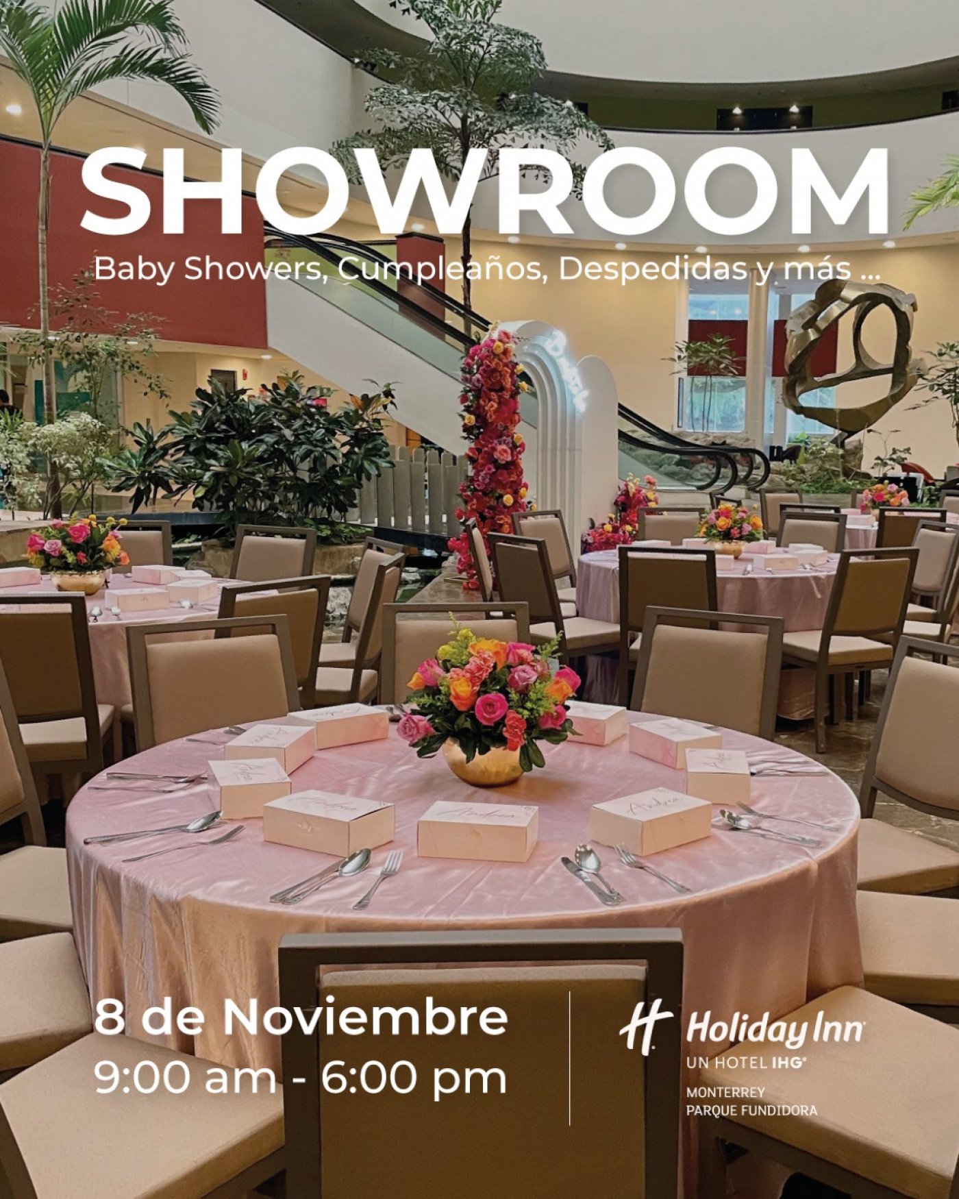 Showroom - eventos sociales