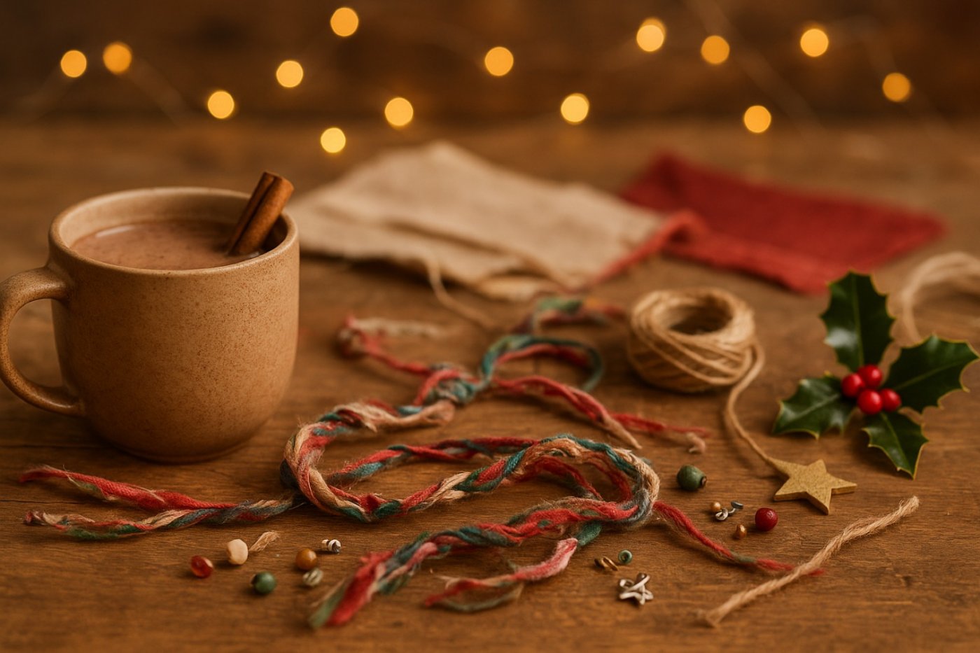 Cacao Ceremony With Christmas Gift Twine Making Workshop