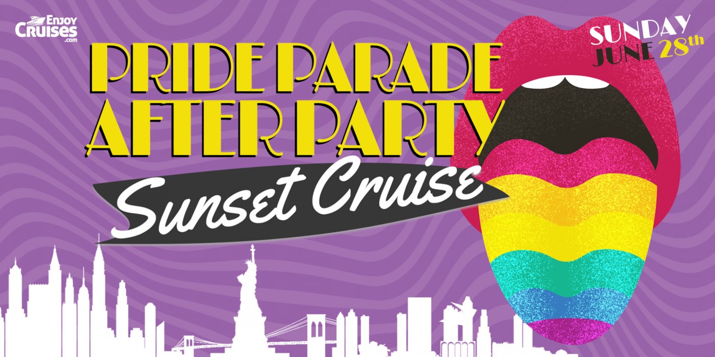 PRIDE Parade After Party Sunset Cruise Party Boat LGBTQ New York City