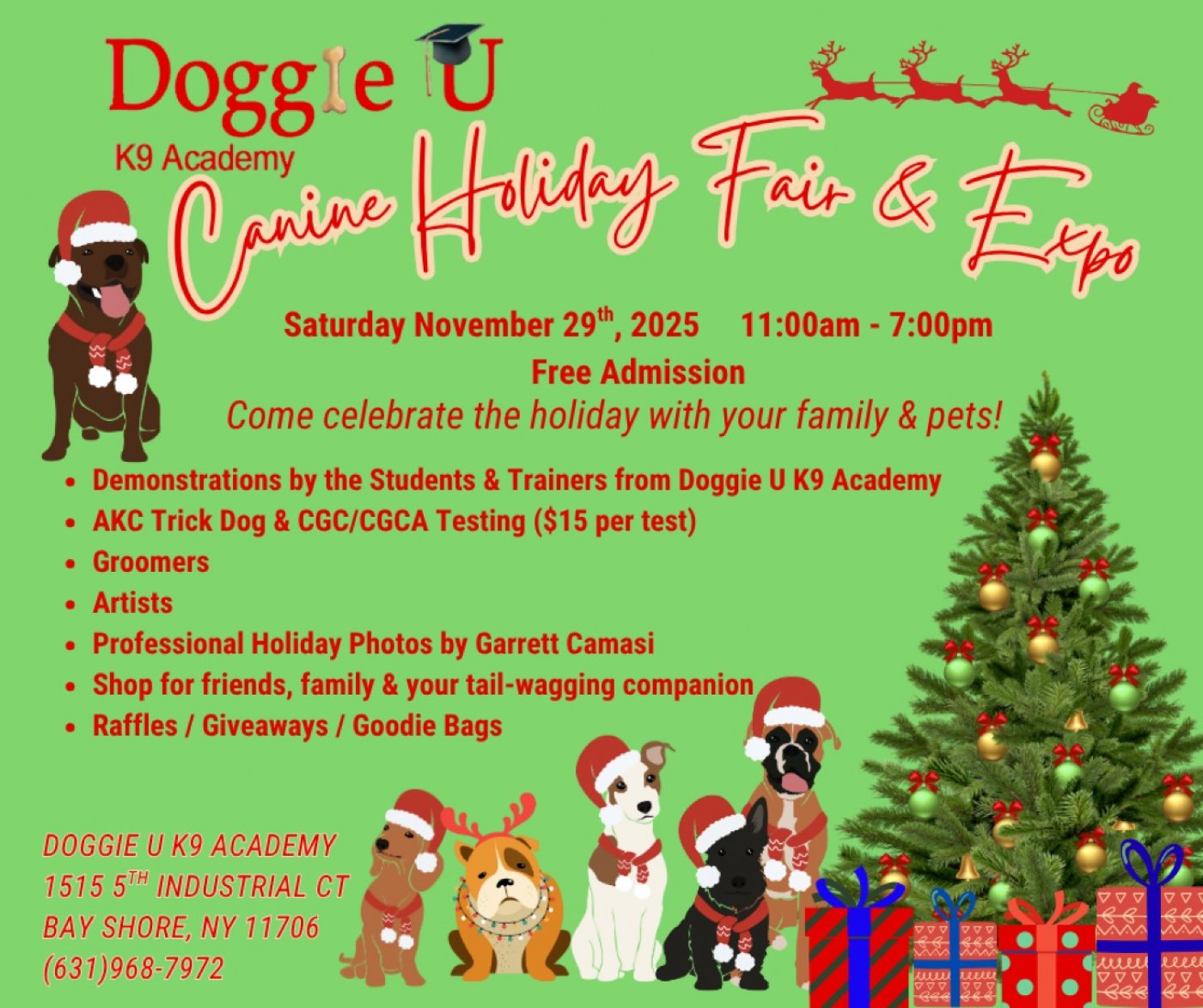 Doggie U K9 Academy Canine Holiday Fair & Expo