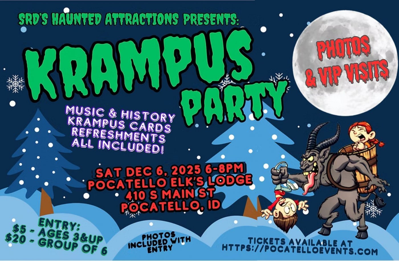 Krampusnaucht Pocatello Elk's Lodge