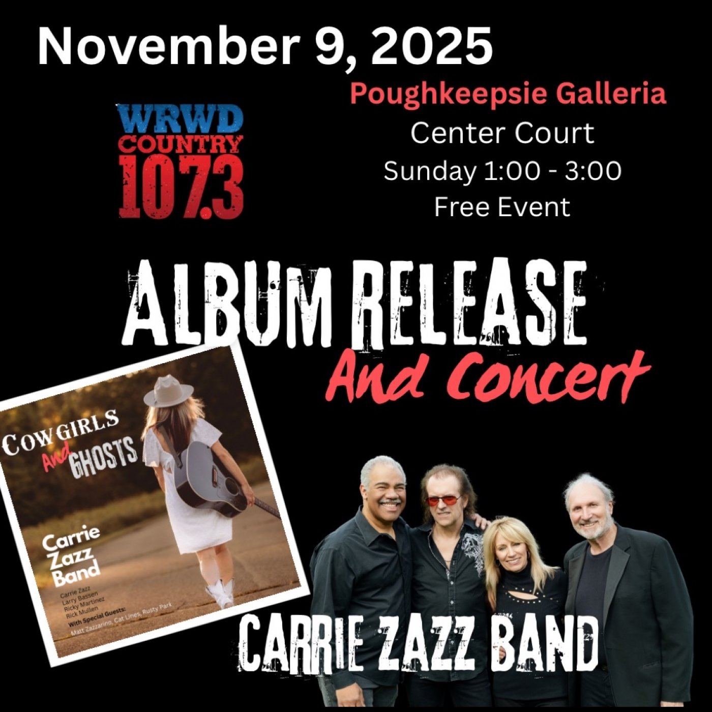 Carrie Zazz Band Concert & Album Release Event