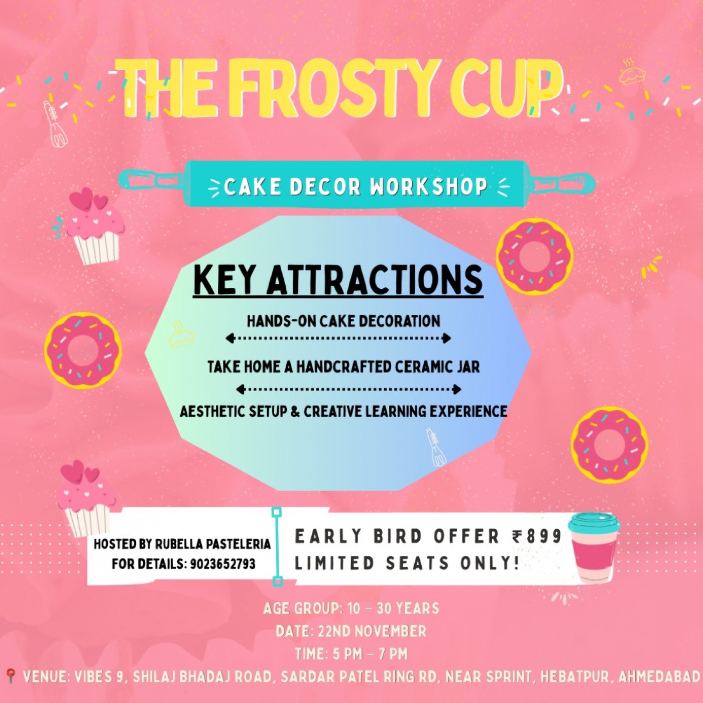 The Frosty Cup \u2013 Creative Cake Decor Workshop by Rubella Pasteleria