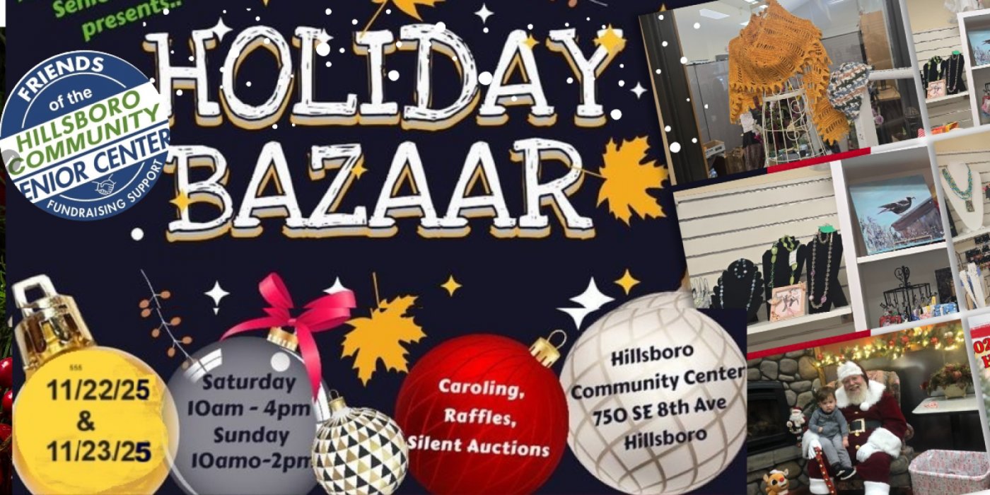 Annual Hillsboro Senior Center Holiday Bazaar