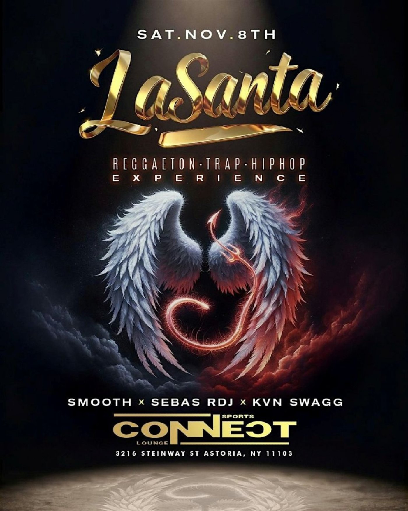 La Santa Reggaeton Trap Hip-Hop Experience at Connect Astoria Lounge