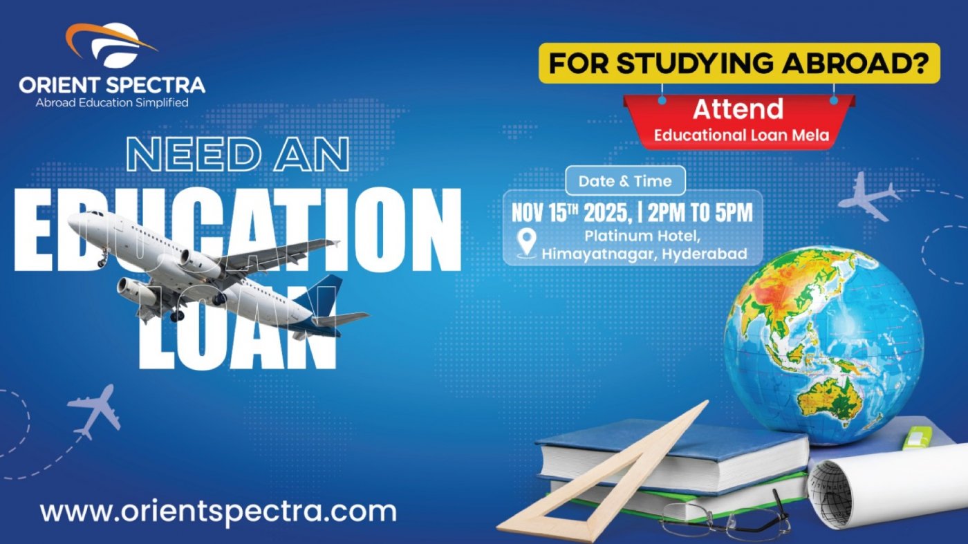 Study Abroad Loan Mela by Orient Spectra | Meet 15+ Banks & Lenders