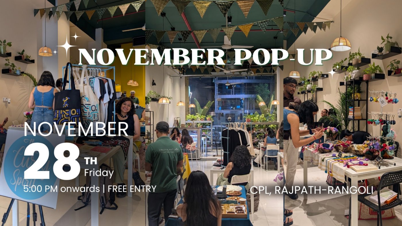 November Pop-up at CPL, Rajpath-Rangoli