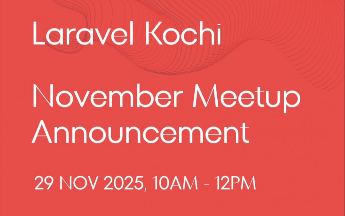 Laravel Kochi November Meetup