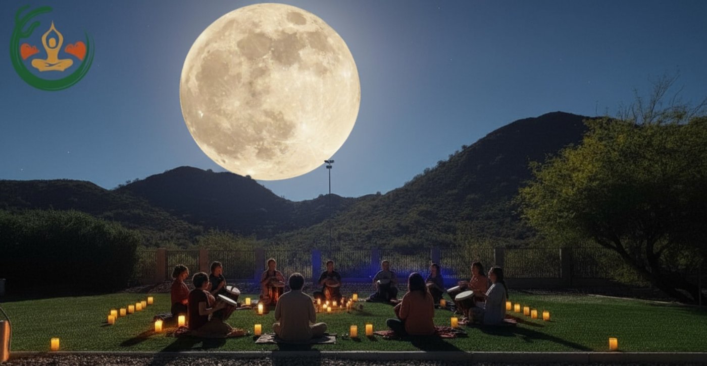 Full Moon Supermoon Drumming & Cacao Circle