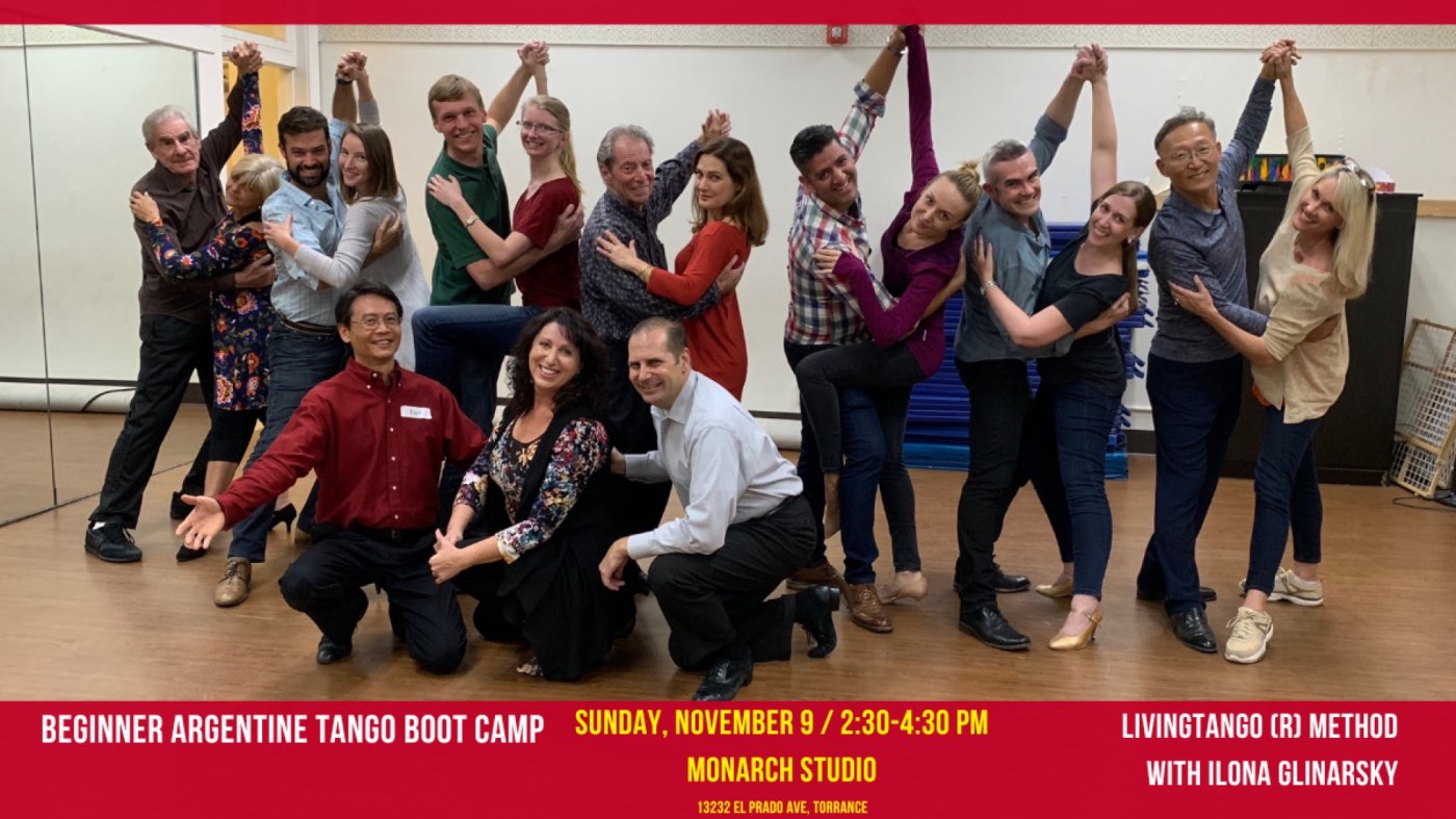 Beginner Argentine Tango Boot Camp in Torrance! No partner needed! 