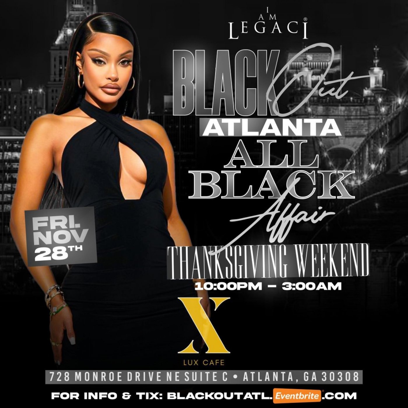 BLACKOUT ATLANTA: All Black Affair \u2013 First 500 RSVPs FREE!