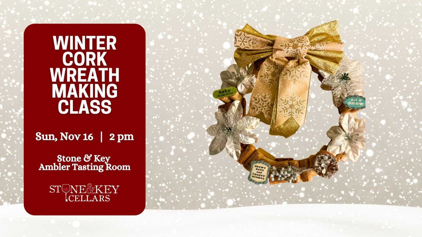 Winter Cork Wreath Workshop
