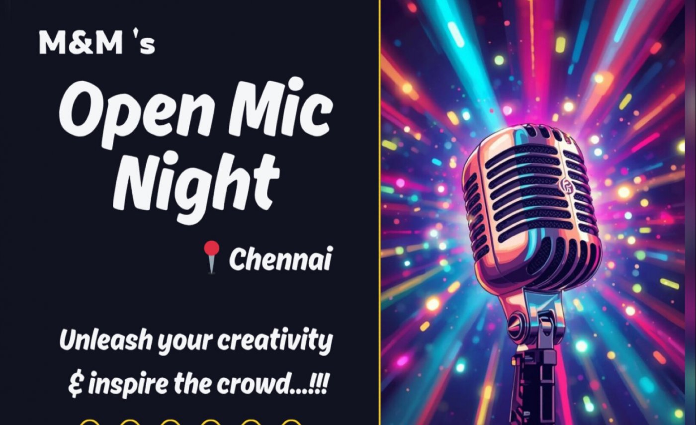 Open Mic Night in Chennai by 'Music and Mayhem': 16th November