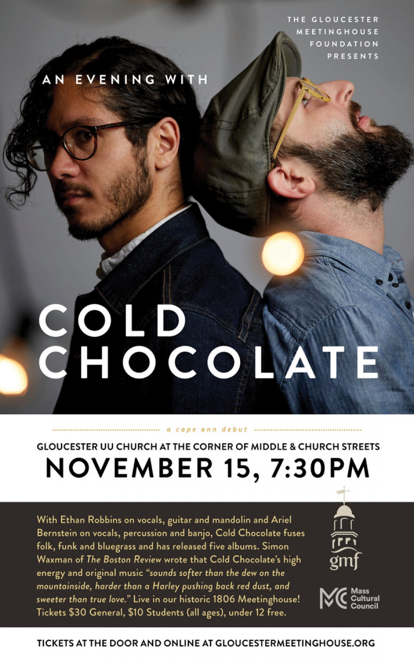 \u2018Cold Chocolate\u2019 debuts on Cape Ann, Saturday, Nov. 15th  