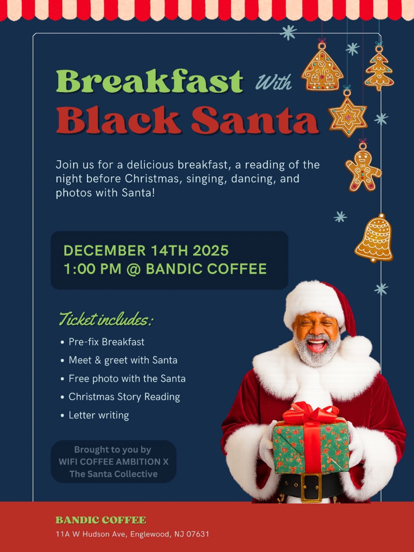 Breakfast with Black Santa