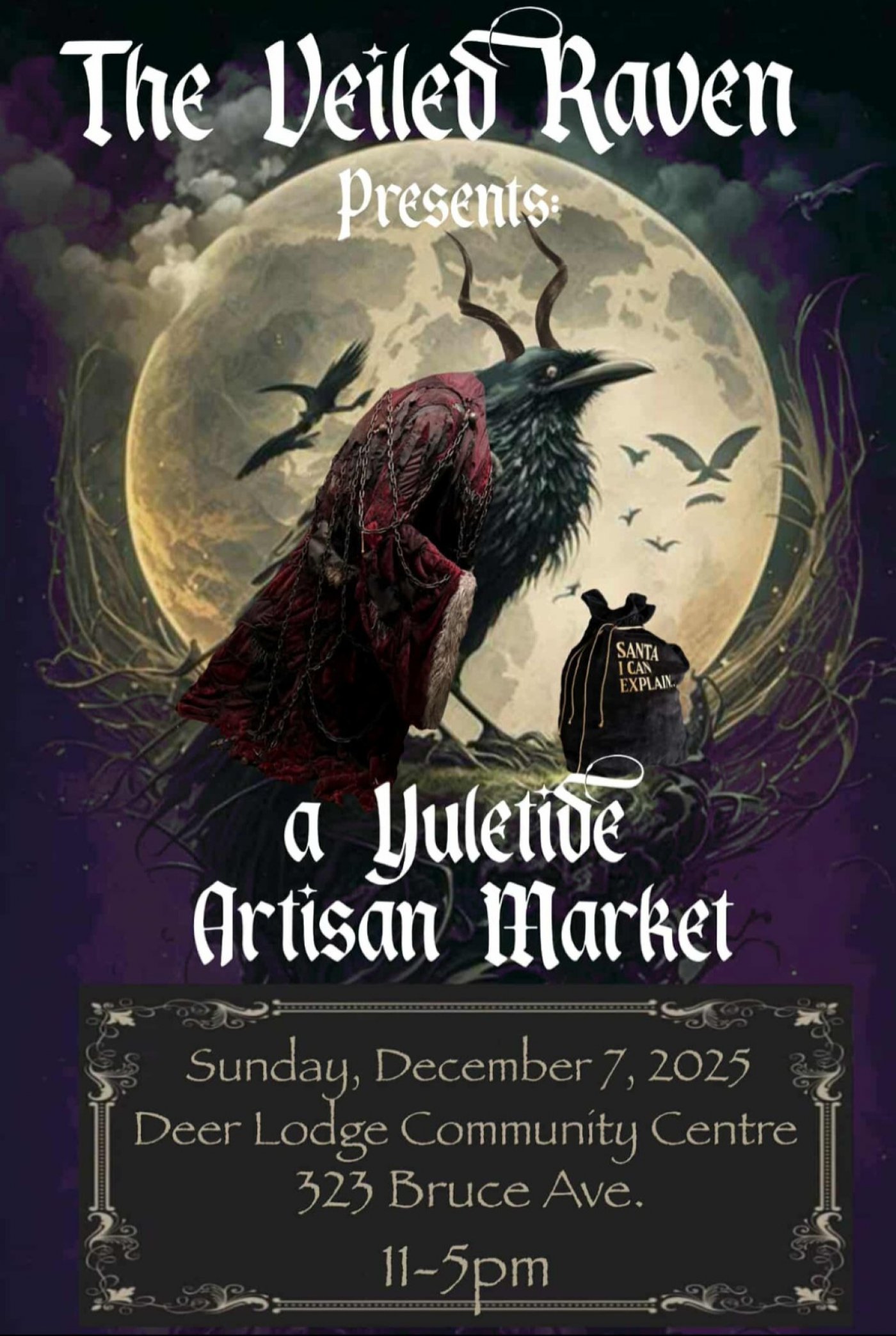 The Veiled Raven Pesents A Yuletide Artisan Market