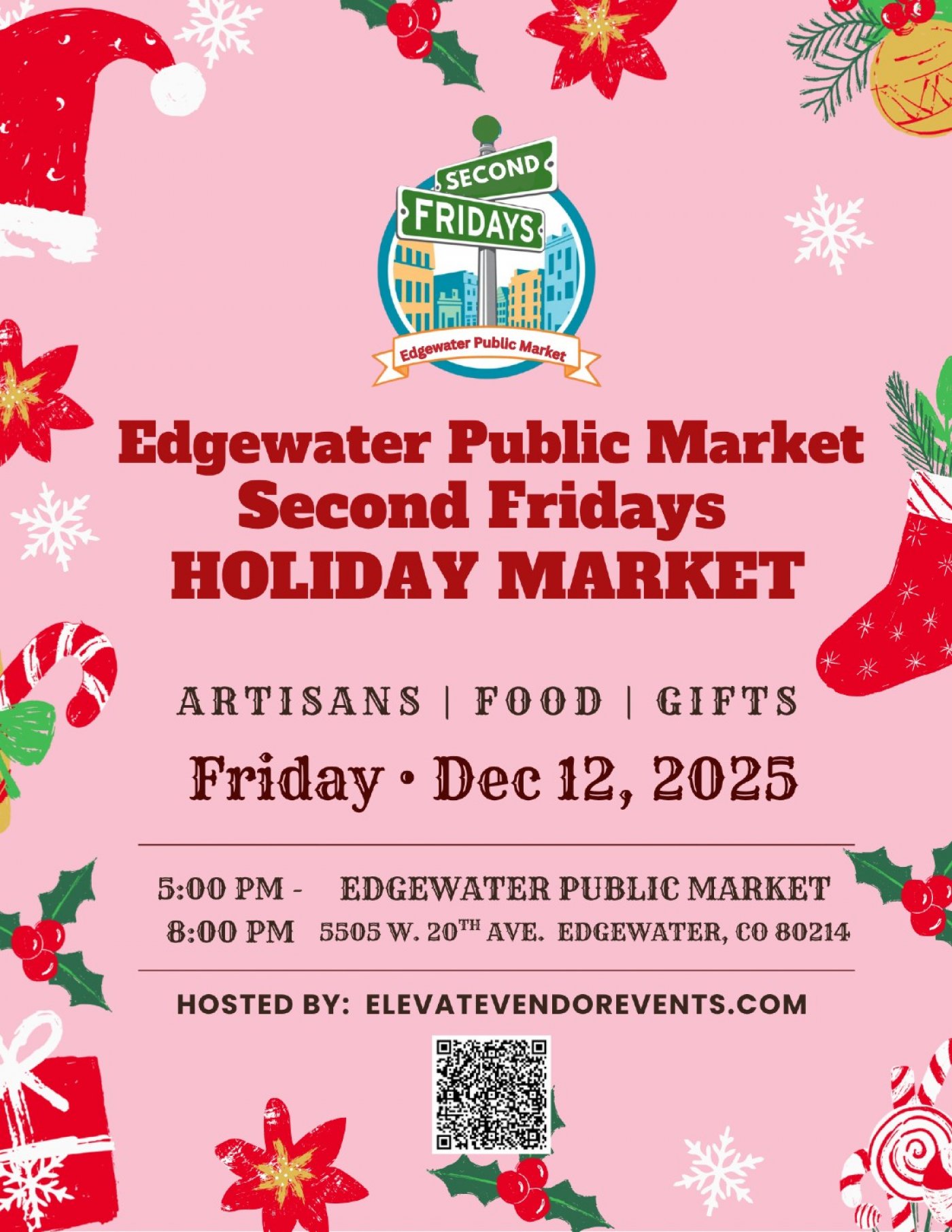 Edgewater Public Market  Second Fridays Holiday Market