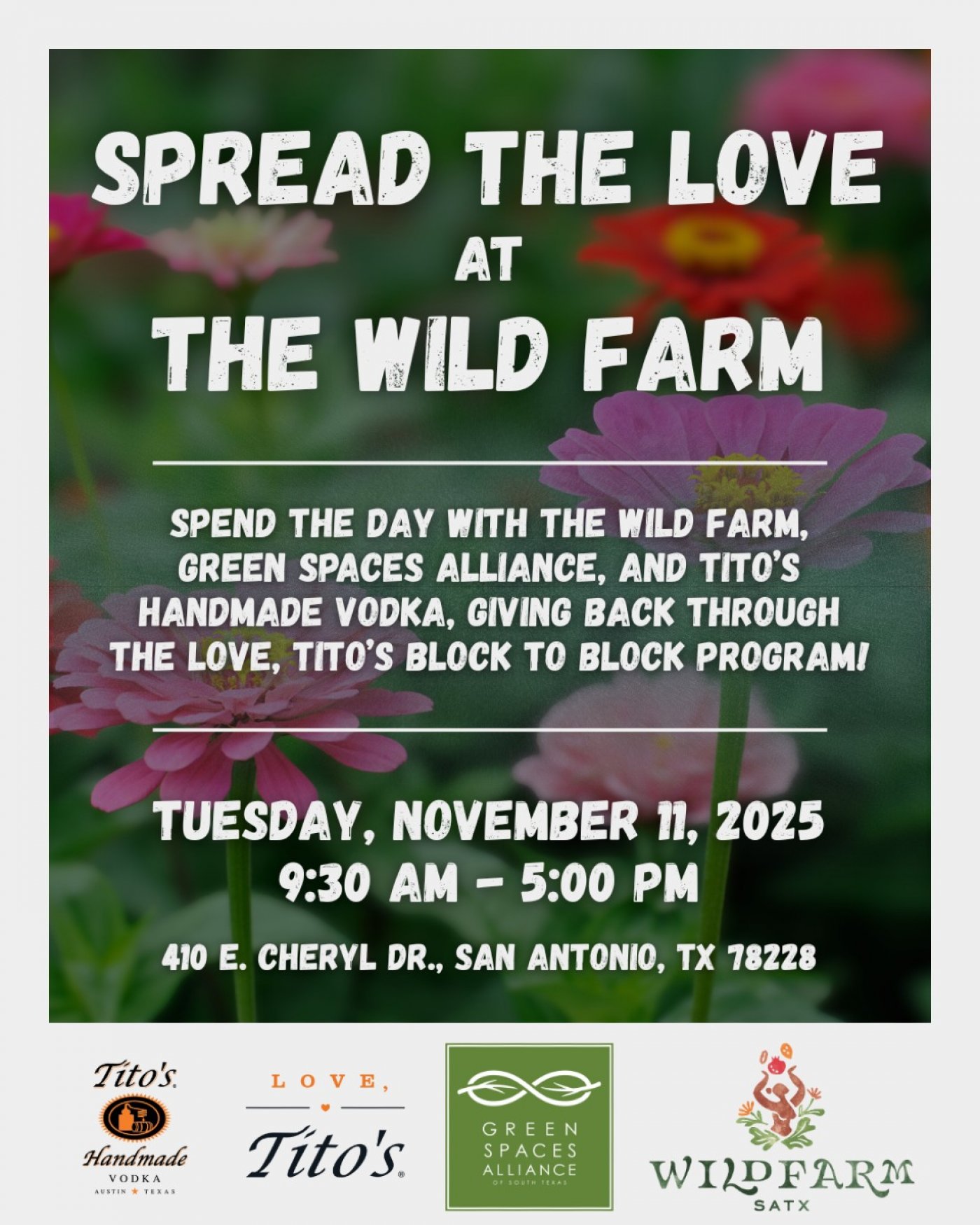 Spread the Love at the Wild Farm