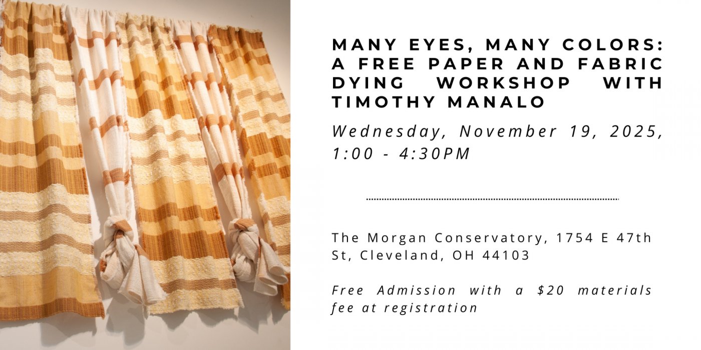 Many Eyes, Many Colors: a free paper and fabric dying workshop with Timothy Manalo